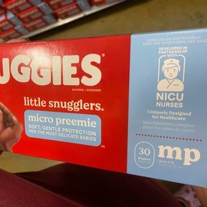 Huggies Little Snugglees Micro Preemie Diapers - Box of 30